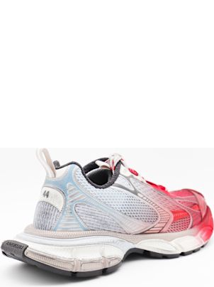 Balenciaga White Grey Red 3xl Toe Spray Sneakers | italist