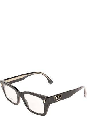 【送料&関税込】Fendi Logo Sided Square Frame Glasses Fendi Logo Sided Square Frame Glasses | italist