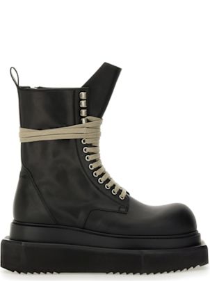 【Rick Owens】ゲスレザースライド Rick Owens Leather Criss-Cross Slides Open Toe for Men | Lyst