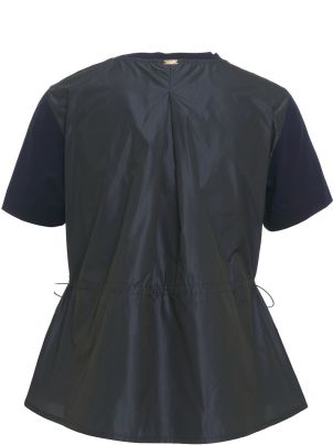 Herno Contrast-panel Drawstring Waist T-shirt | italist