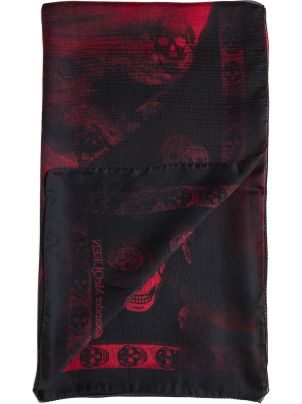 Alexander McQueen Skull Orchid Scarf | italist