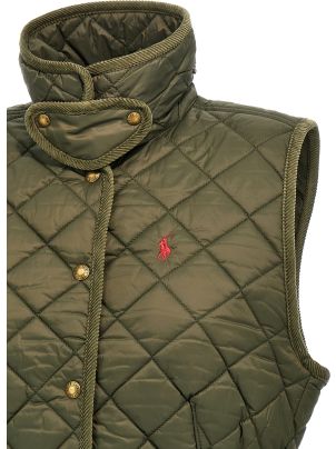 Polo Ralph Lauren Logo Embroidery Quilted Vest | italist, ALWAYS