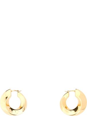 ピアス BOTTEGA VENETA GOLD SILVER TWIST HOOD EARRINGS Bottega Veneta Gold Silver Twist Hood Earrings | italist