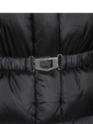 Duvetica Belted Hooded Long Down Jacket | italist