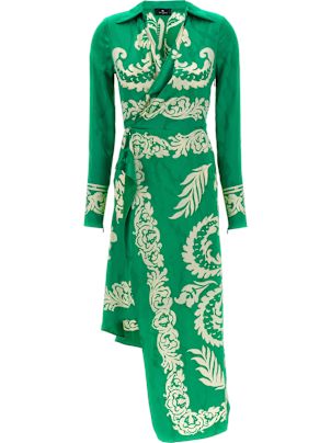 オールインワン・サロペット Etro Multicolored Viscose Shirt Dress Medallion Print Etro Multicolored Viscose Shirt Dress Medallion Print | THE LIST