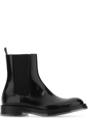 ブーツ ALEXANDER MCQUEEN Men Boots 777808WIEQ11000 Black LEATHER BOOTS for Men - Alexander McQueen sale | Biffi