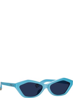 【送料&関税込】Jacquemus Bambino - Light Blue Sunglasses - Jacquemus Bambino - Light Blue Sunglasses | italist, ALWAYS
