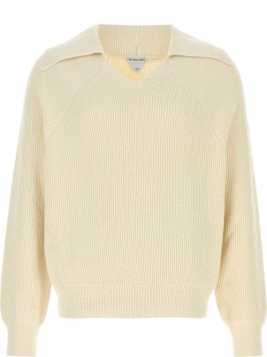 ニット・セーター BOTTEGA VENETA Men Sweater Yellow Cream 804792V4PA0 9317 Bottega Veneta Sweaters for Men