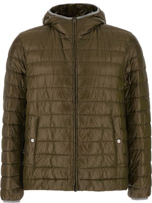 【関税&送料込み】Herno Nylon Midi Down Jacket Herno Mud Nylon Down Jacket | italist