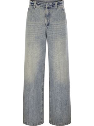デニム・ジーパン Brunello Cucinelli The Adjustable Jean-Low Slung Brunello Cucinelli Soft Denim Low Slung Trousers with