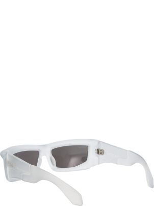Off-white Sunglasses In 0072 Crystal Mir Silver