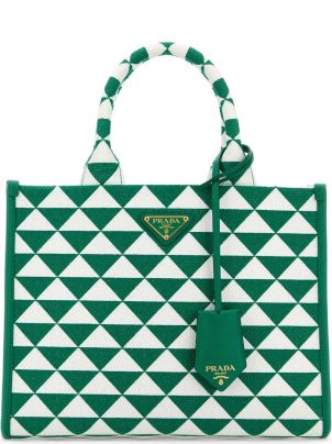 トートバッグ PRADA Embroidered Fabric Micro Symbole Handbag Prada Symbole embroidered fabric tote bag | eBay