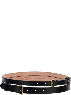 Alexander McQueen Thin Double Belt | italist