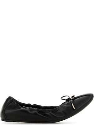 Ferragamo Black Leather Joelle Ballerinas | italist, ALWAYS