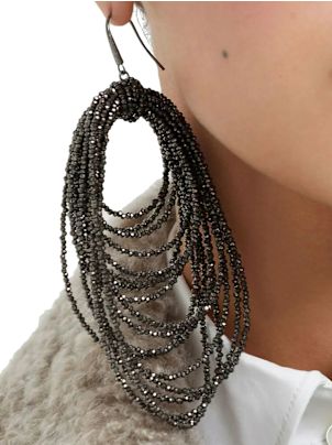 【関送込】BRUNELLO CUCINELLI◆BRASS EARRINGS Brunello Cucinelli Earrings and ear cuffs for Women | Online