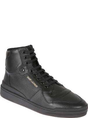 おすすめ☆Saint Laurentツイード ミッドトップ スニーカー Saint Laurent Sl/80 Mid-top Sneakers | italist
