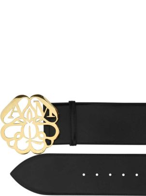 Alexander McQueen Black Leather Belt | italist