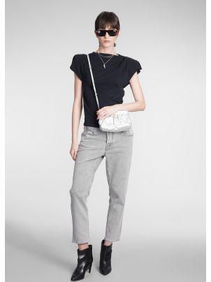ISABEL MARANT ニナテニムミニトレス 24PRO0388FAB1H10I 30LU Yin Cotton Ruffle Dress by Isabel Marant Etoile- La Garçonne