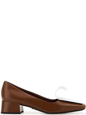 Prada Two-tone Leather Pumps | italist