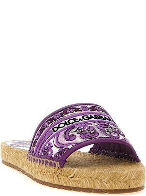 サンダル・ミュール Dolce & Gabbana Embroidery espadrilles (CE0148AV804 I03TN) Dolce & Gabbana Embroidery Espadrilles | italist