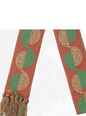 スカーフ VALENTINO Valentino Garavani 'Antibes' scarf VALENTINO GARAVANI Antibes fringed cotton-blend jacquard