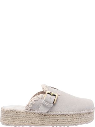 サンダル・ミュール MOU Women Sandals MUSW461007G MSQGUN Silver MOU: Flat sandals woman - Silver | Mou flat sandals