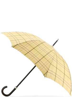 【関税&送料込】Burberry Embroidered Nylon Blend Umbrella Burberry Embroidered nylon blend umbrella with plaid pattern