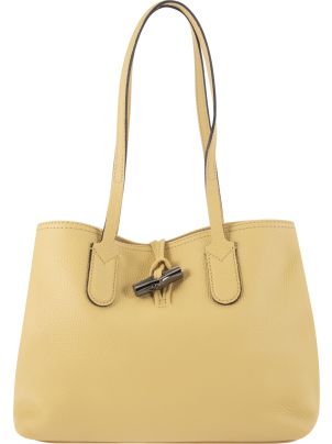 LONGCHAMP Medium Roseau Essentials Leather Shoulder Bag