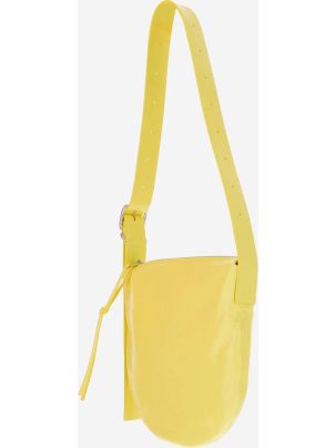 Jil Sander Crinkled Leather Small Shoulder Bag | italist