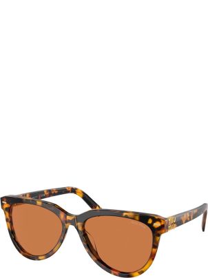 Miu Miu 0mu 12zs Vau01t Havana Miele Sunglasses | italist Miu Miu 0mu 12zs Vau01t Havana Miele Sunglasses | italist