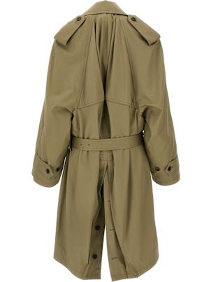 トレンチコート Balenciaga DRAPED NECK MIDI TRENCH DRAPED NECK MIDI TRENCH 839117/TSP139772 | Bruna Rosso