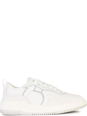 【送料&関税込】Ferragamo dania White Leather Sneakers Ferragamo 'dania' White Leather Sneakers | italist