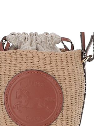 【関税＆送料込み】ChloAC Small Horse Medal Natural Fibers Chloé Small Horse Medal Bag Made Of Natural Fibers | italist