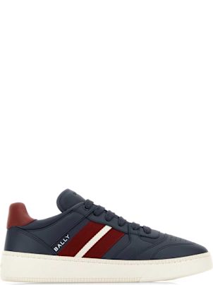 スニーカー BALLY Navy Blue Leather Rebby Sneakers Bally Navy Blue Leather Rebby Sneakers | italist