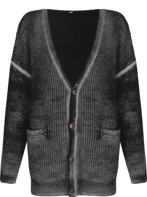 【GRANCY】DestructionDesign BigCardigan Oversized Shaker Cardigan