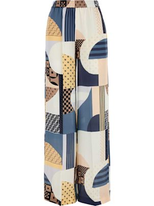パンツ FENDI PRINTED CREPE PYJAMA PANT Fendi Printed Crepe Pyjama Pant | italist