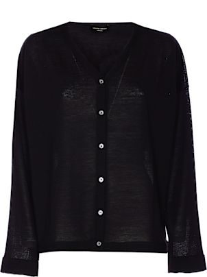 トップス ROBERTO COLLINA Border Cardigan Roberto Collina cardigan jacquard a rombi - eb abbigliamento