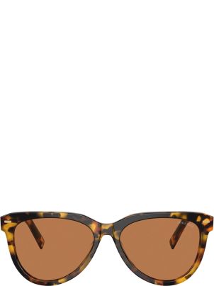 Miu Miu 0mu 12zs Vau01t Havana Miele Sunglasses | italist
