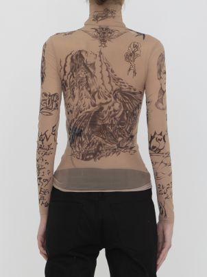 Balenciaga Tattoo Top | italist Balenciaga Tattoo Top | italist