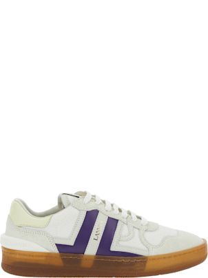 スニーカー LANVIN Woman Sneakers White FWSKDK00GLOSA23 00M1 LANVIN Curb $990 Women's White Low Top Sneakers New And