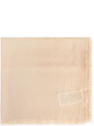 スカーフ GUCCI Woman Neck scarf Sand 7770663G001 9564 楽天市場】GUCCI グッチ スカーフ ストール レディース GGロゴ