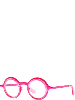 メガネ THEO Theo - CABOCHON 010 TRANSPARENT PINK+SANREM GREEN - 10 76916a117f1acf6be128b69885ae1b
