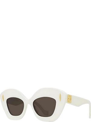 Loewe Lw40127i Anagram 25e Bianco Sunglasses | italist
