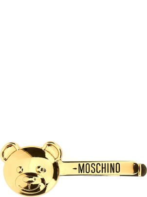【関税&送料込】Moschino Teddy Bear Hair Pin Moschino Bear design hair pin in gold tone | The Fashion Square