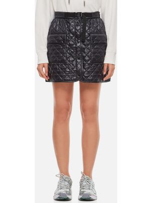 Moncler Quilted Shiny Nylon Miniskirt | italist