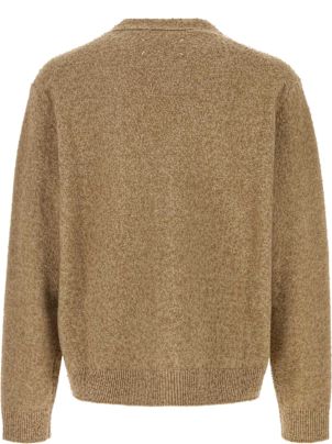 Tシャツ・カットソー MAISON MARGIELA Melange Cappuccino Wool Blend Cardigan Maison Margiela Melange Cappuccino Wool Blend Cardigan