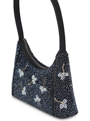 【送料&関税込】Furla Diamante Mini Embroidery Black Bag 7df1d8fda2b464e206fa65bcd91e43