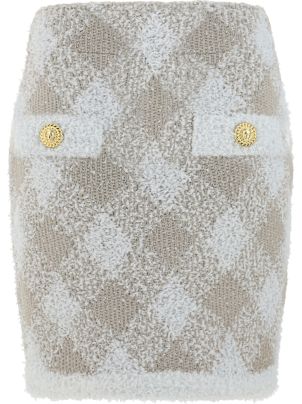【送料&関税込】Balmain Beige Polyamide Blend Skirt Balmain Beige Polyamide Blend Skirt | italist