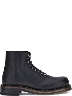 ブーツ ALEXANDER MCQUEEN Men Boots 777808WIEQ11000 Black LEATHER BOOTS for Men - Alexander McQueen sale | Biffi