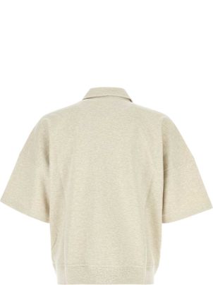 Tシャツ・カットソー BOTTEGA VENETA Melange Sand Cotton Polo Shirt Bottega Veneta Melange Sand Cotton Polo Shirt | italist